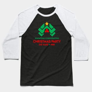 Nakatomi Corporation Christmas Party Die Hard 1988 Baseball T-Shirt